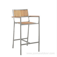 Resort Hotel High Modern Outdoor Furniture Bar Chair